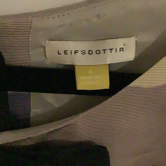 Anthropologie Leifsdottir Silk Dress Floral Purple - Picture 4 of 10